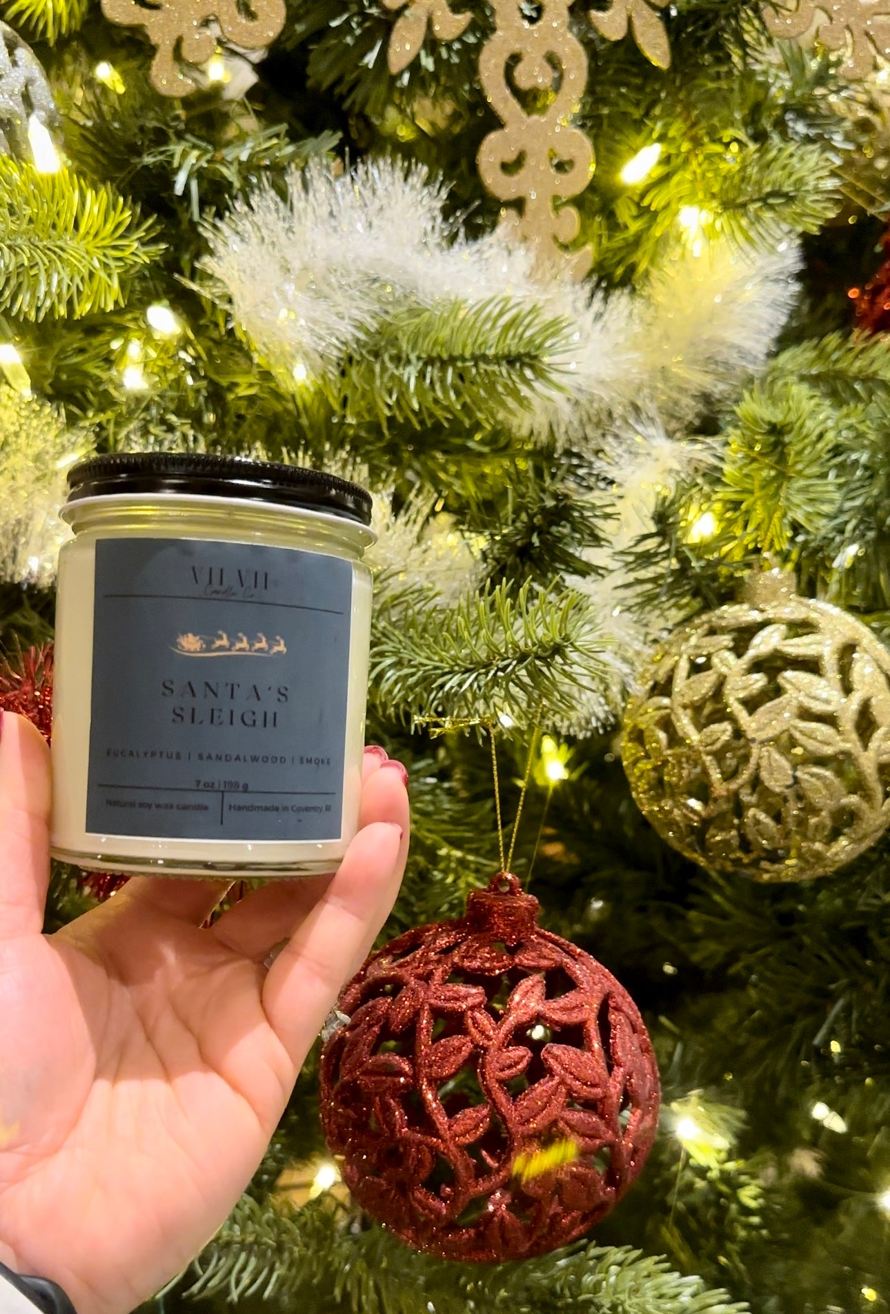 Santa's Sleigh - Soy Wax Candle