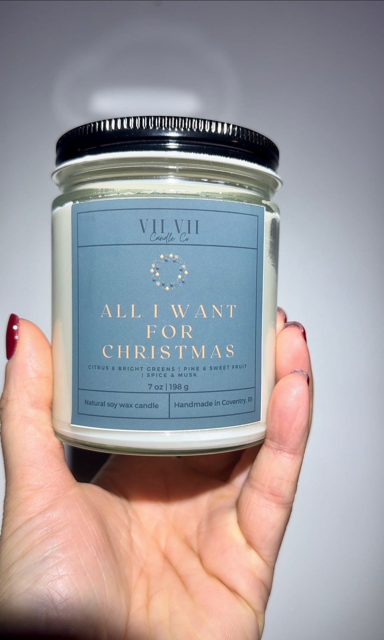 All I Want For Christmas - Soy wax Candle