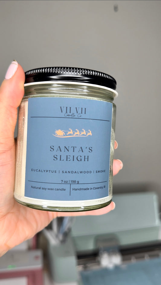 Santa's Sleigh - Soy Wax Candle