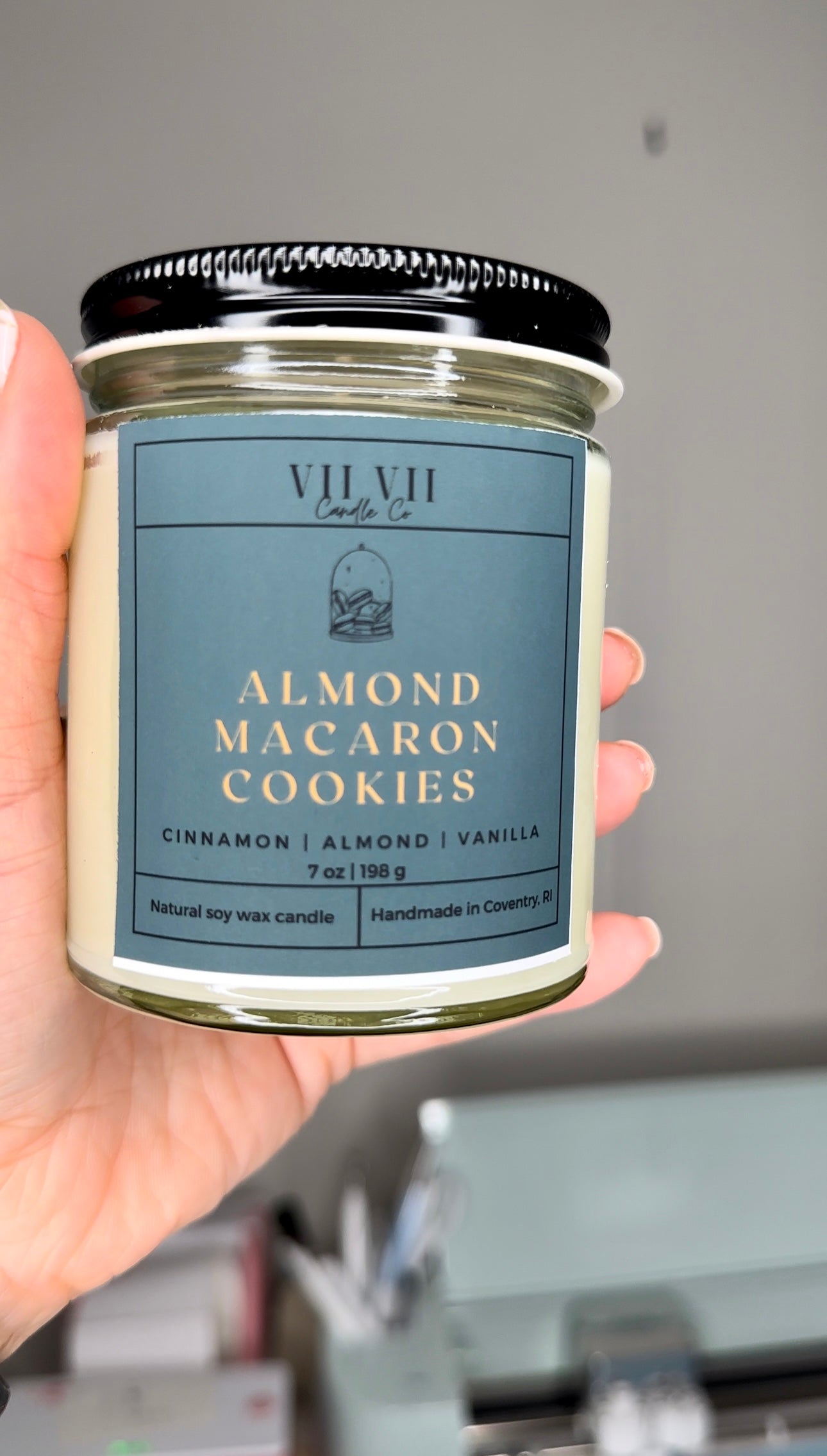 Almond Macaron Cookies - Soy Wax Candle